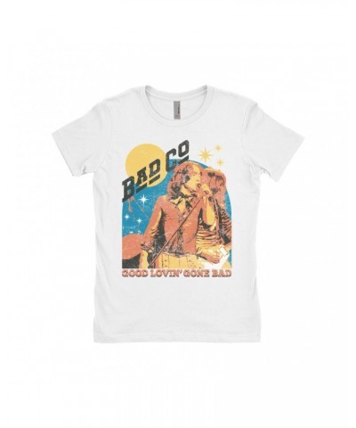 Bad Company Ladies' Boyfriend T-Shirt | Good Lovin Gone Bad Distressed Shirt $11.98 Shirts