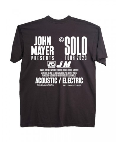 John Mayer Solo Tour Black Photo Tee $25.00 Shirts