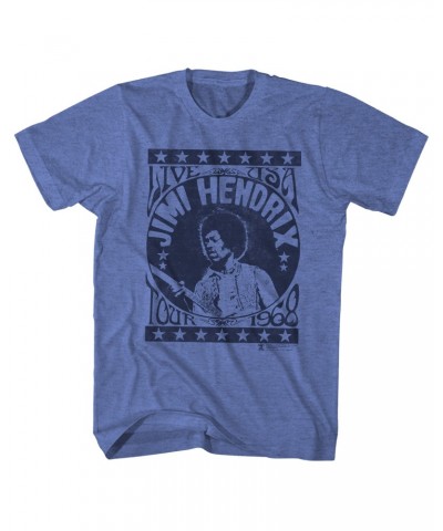 Jimi Hendrix T-Shirt | Live USA Tour 68 Shirt $3.14 Shirts